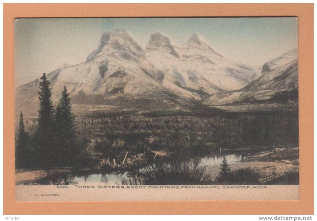 BC ( Tree Sisters From Railway Canmore Alberta )  Hand Colored Canada Postcard Carte Postale CPA - Vancouver