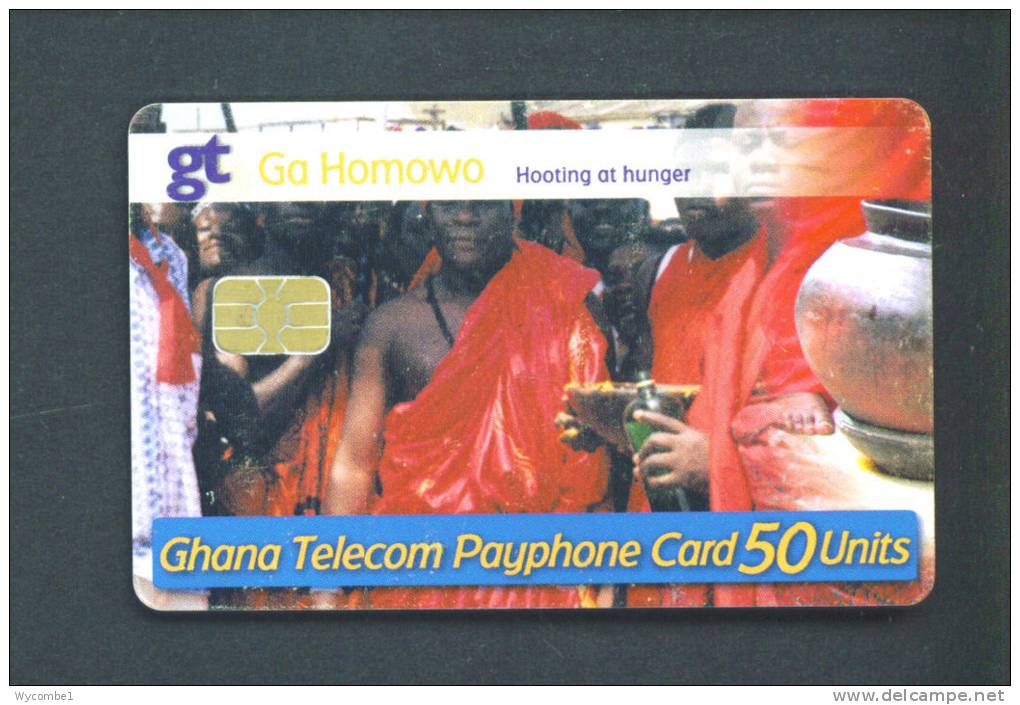 GHANA  -  Chip Phonecard As Scan - Ghana