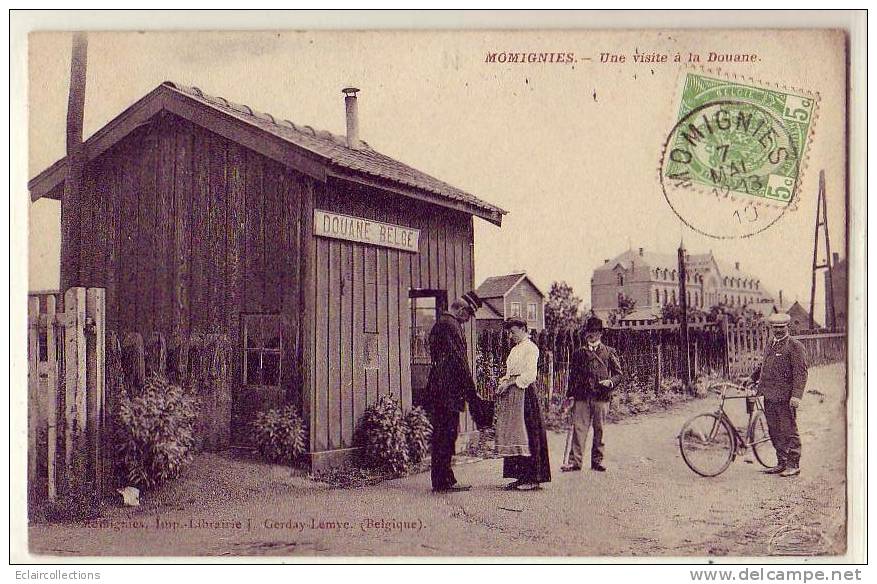 Douane    Ou Gendarmerie... .Belgique  Momignies      ..Visite A La Douane - Customs