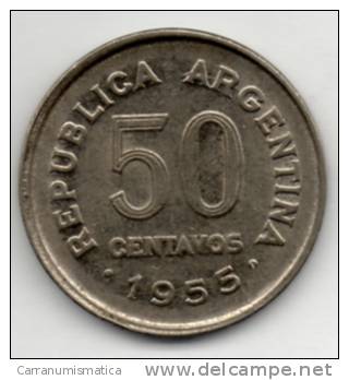 ARGENTINA 50 CENTAVOS 1955 - Argentina