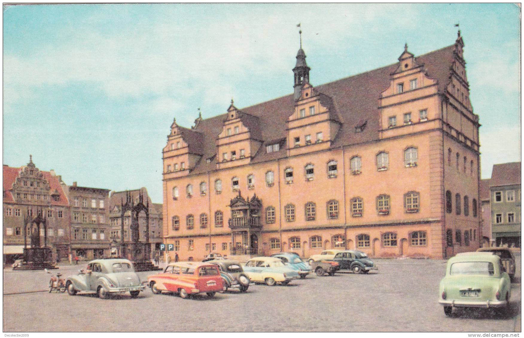 ZS15094 Lutherstadt Wittenberg Rathaus Am Markt Car Voiture Used Perfect Shape - Wittenberg