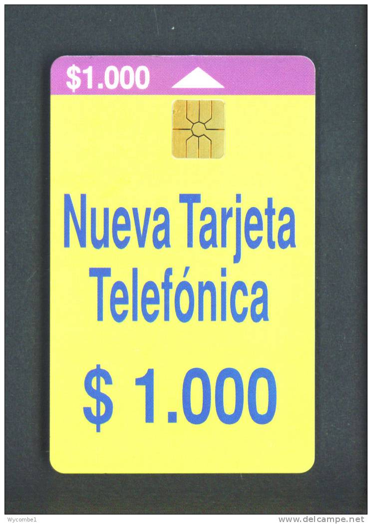 CHILE  -  Chip Phonecard As Scan - Chile