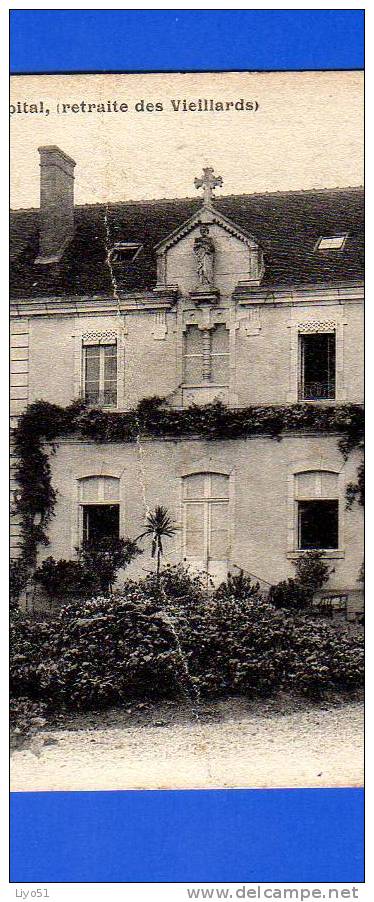 Saulieu   Côte D'Or   L´Hôpital   Cpa : N&b . Rousseurs  . Pli . 1905 - Saulieu