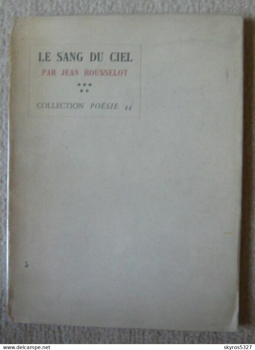 Le Sang Du Ciel - Franse Schrijvers