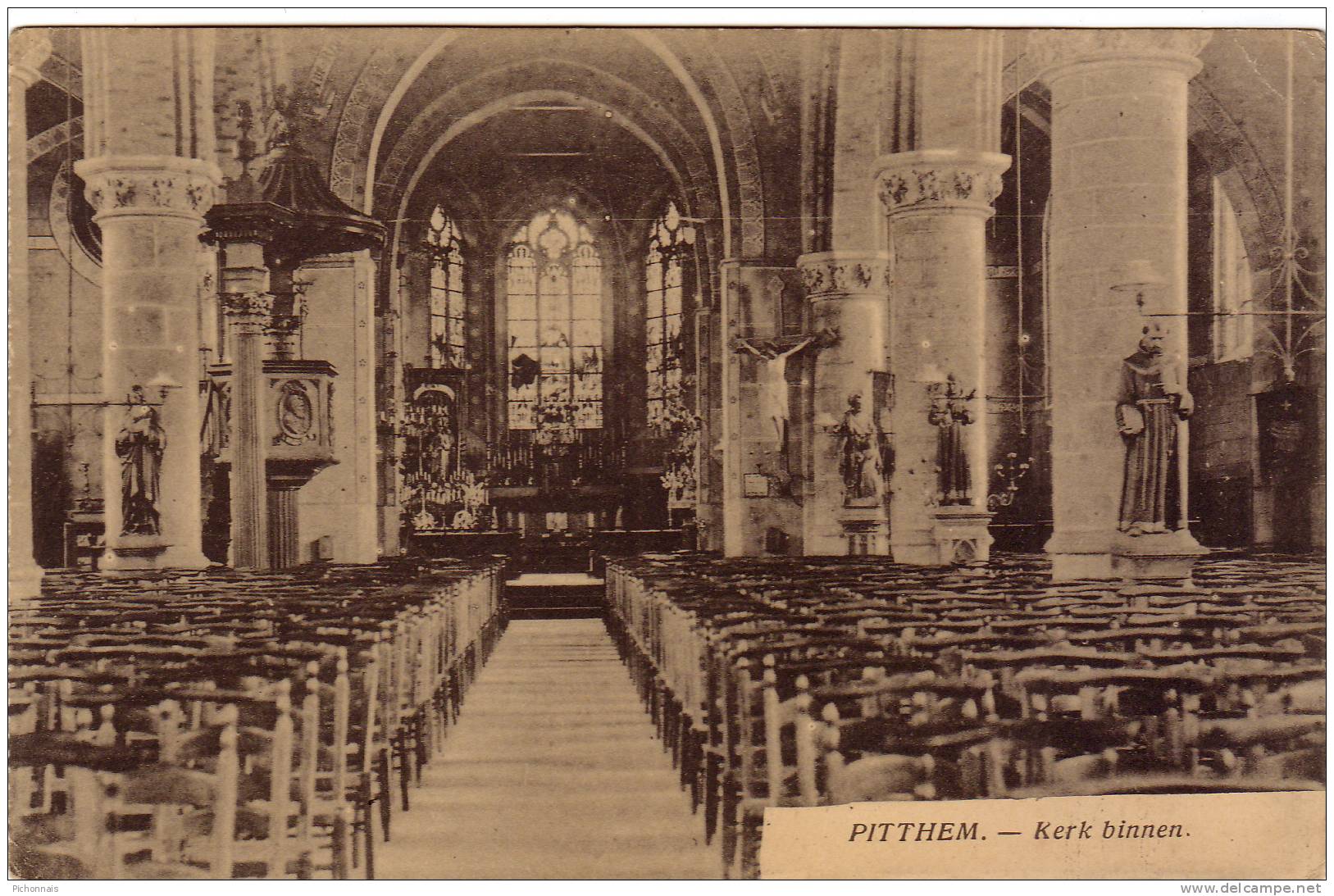 PITTHEM  PITTEM   Kerk Binnen - Pittem