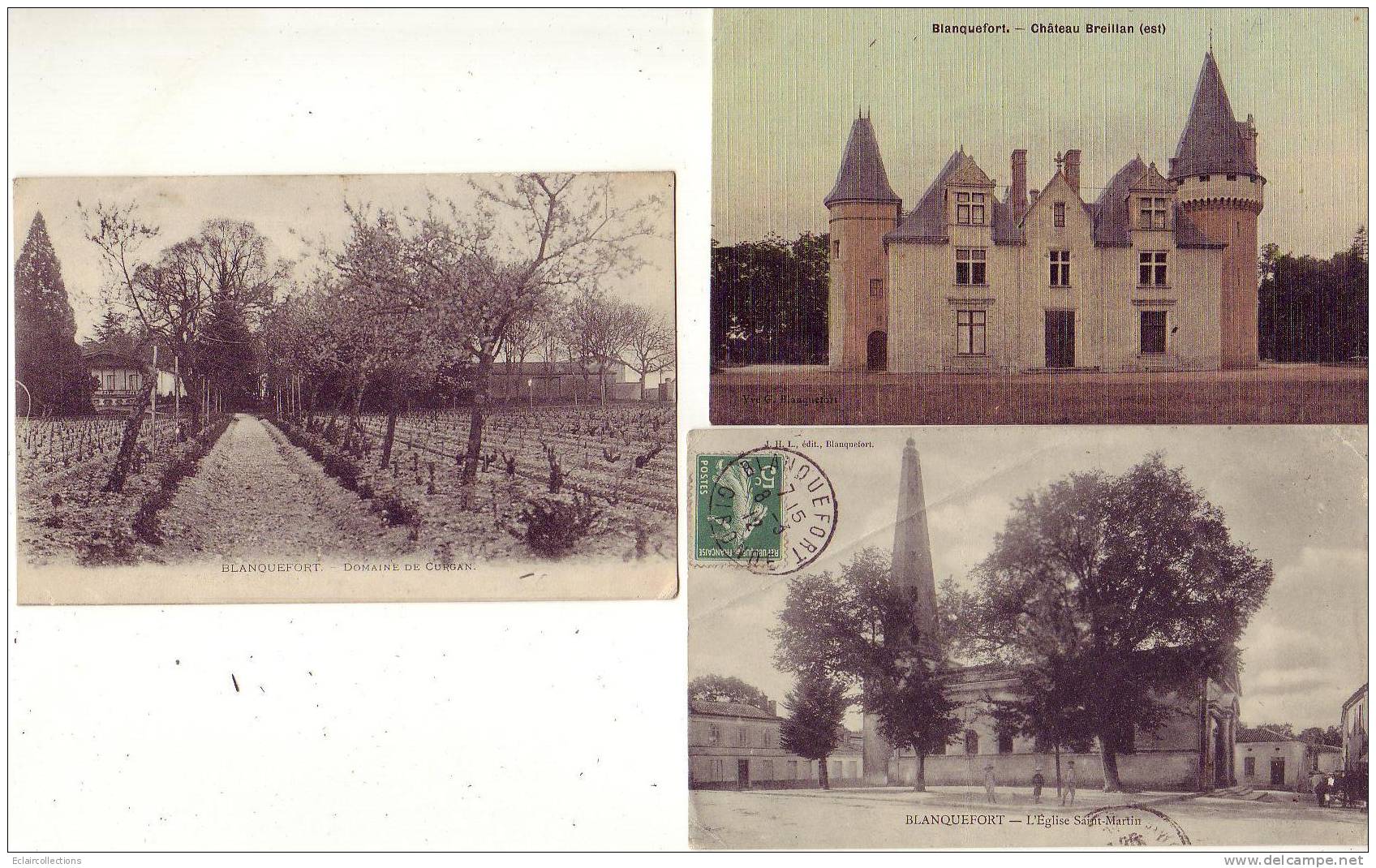 Blanquefort..33 ... 1 Lot De 3 Cartes  Vues Diverses. (voir Scan Et/ou Annotation) - Blanquefort