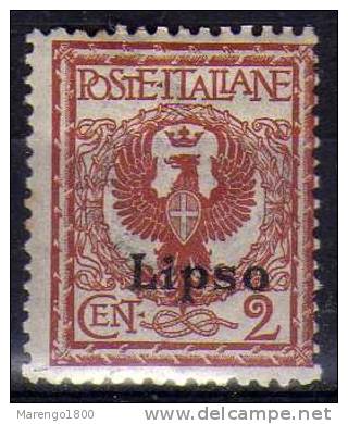 Lipso 1912 - 2 C. **   (g2143) - Egeo (Lipso)