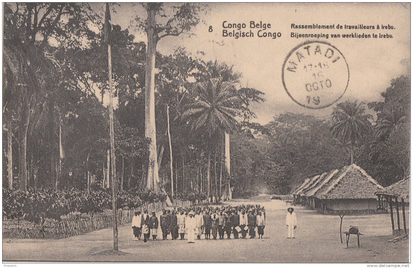 CONGO BELGE  ENTIER POSTAL CARTE POSTALE - Stamped Stationery
