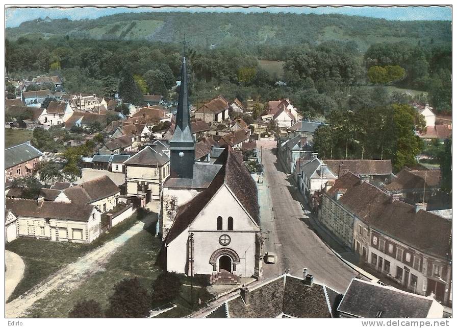 - MARCILLY Sur EURE  Avion Au Dessus -  Timbrée 1967 TTB - Marcilly-sur-Eure