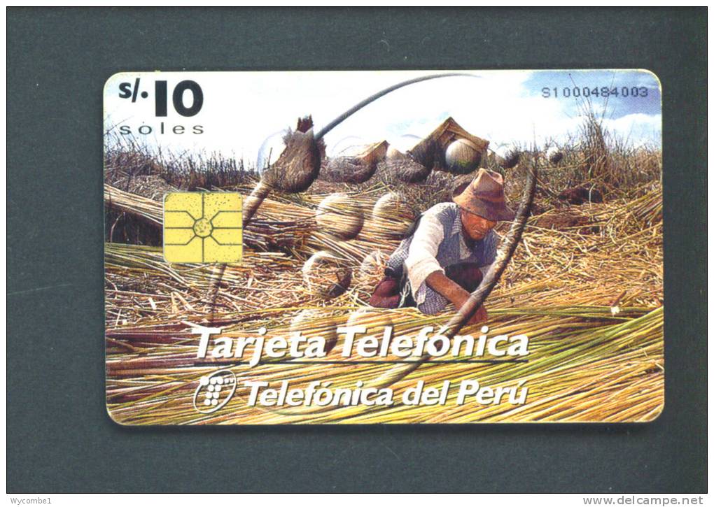 PERU  -  Chip Phonecard As Scan - Peru