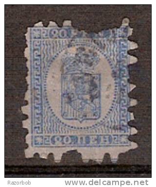 E802 Finlande  N° 8   Obl   Mauvais état - Used Stamps