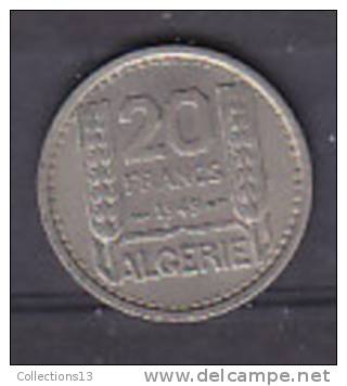 ALGERIE - 20 Frs - 1949 - Algerije
