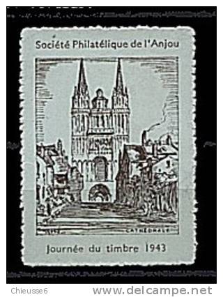 Journée Du Timbre - Anjou 1943 - Briefmarkenmessen