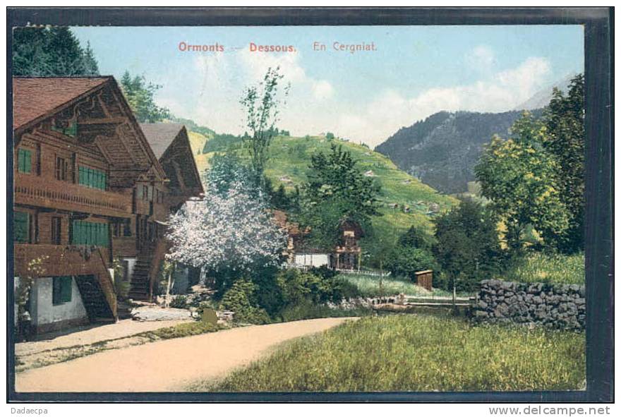 Les Diablerets, Ormonts - Dessous, En Cergniat, - Ormont-Dessous