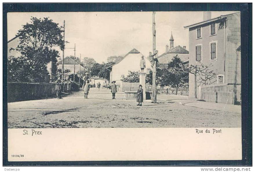 St. Prex, Rue Du Port, Animée, - Saint-Prex