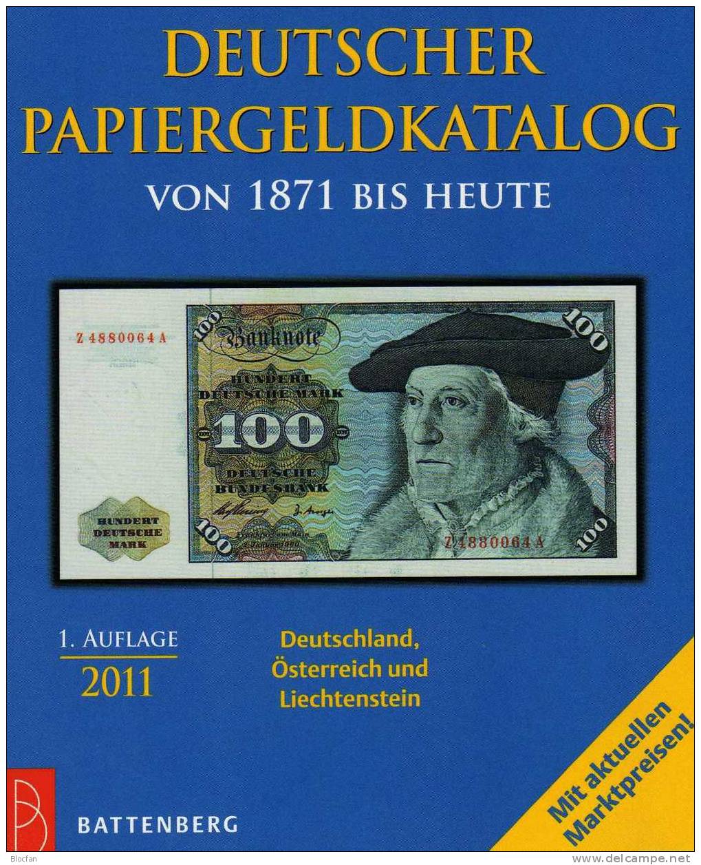 Banknoten Katalog Deutschland 2011 Neu 12€ Für Papiergeld Neueste Auflage Mit EURO-Banknoten Grabowski Battenberg Verlag - Books & Software