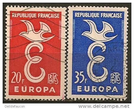 FRANCE - Yvert -  1173/74 - Cote 1.55 € - 1958