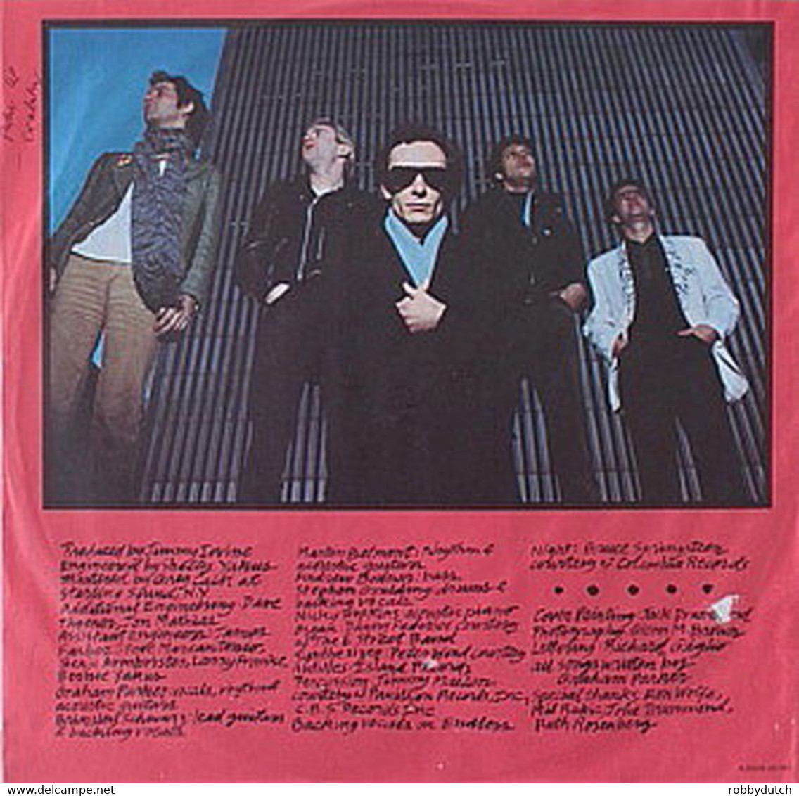 * LP *  GRAHAM PARKER AND THE RUMOUR - THE UP ESCALATOR (USA 1980 Ex-!!!) - Punk