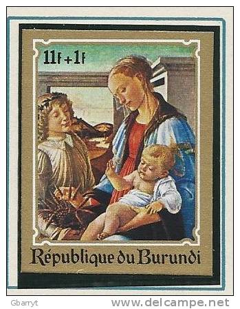 Burundi Scott # B46 - B48, CB12 - CB14 Perf & imperf  + Souvenier Sheets MNH VF complete ART religious art