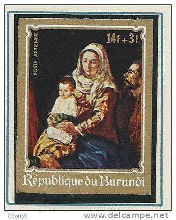 Burundi Scott # B46 - B48, CB12 - CB14 Perf & imperf  + Souvenier Sheets MNH VF complete ART religious art