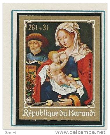 Burundi Scott # B46 - B48, CB12 - CB14 Perf & imperf  + Souvenier Sheets MNH VF complete ART religious art