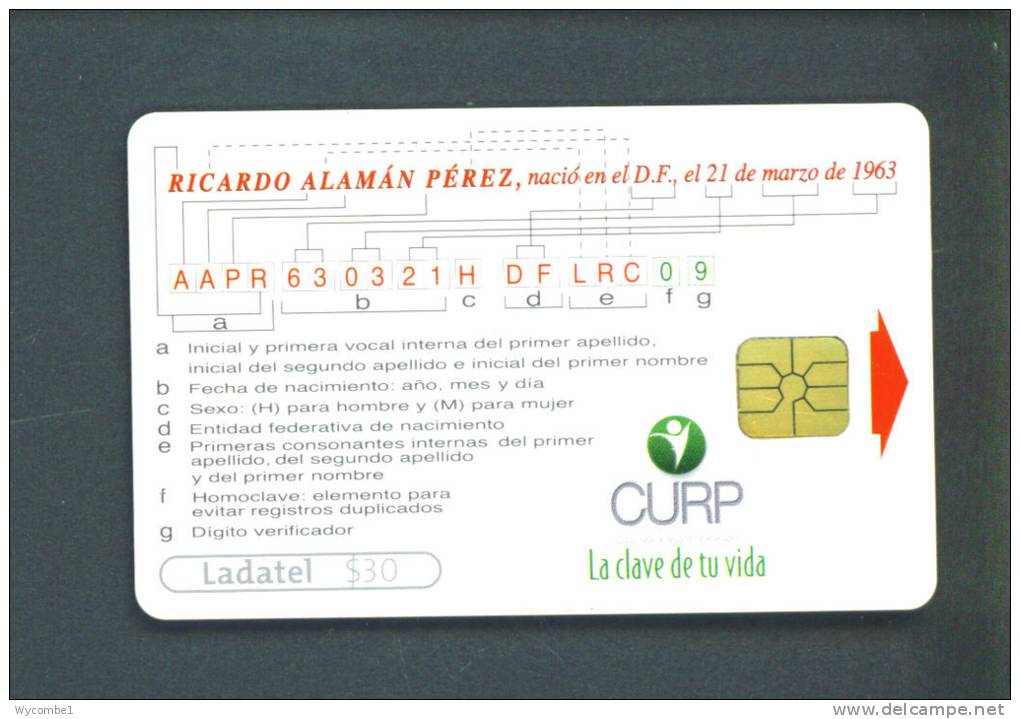 MEXICO  -  Chip Phonecard As Scan - Mexique