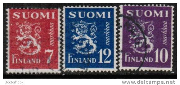 FINLAND   Scott #  257-62  VF USED - Used Stamps