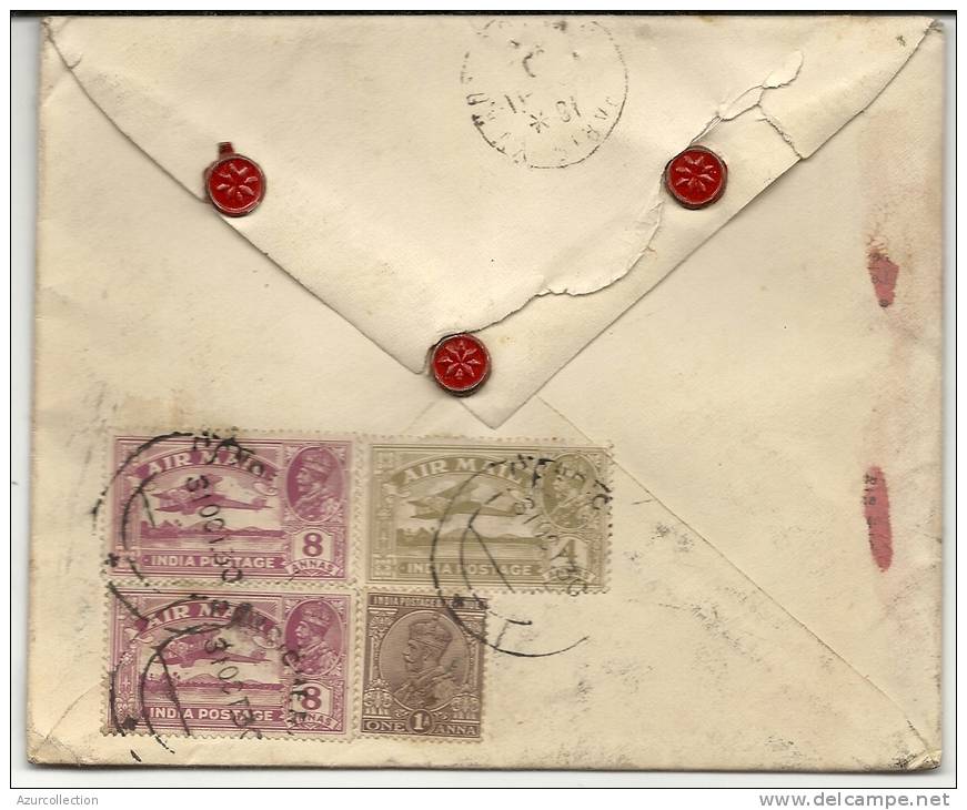 LETTRE BY AIR MAIL POUR FRANCE - Poste Aérienne