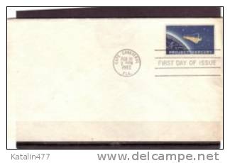 UNITED STATES, 1962. Project Mercury, US Man In Space, FDC - 1961-1970