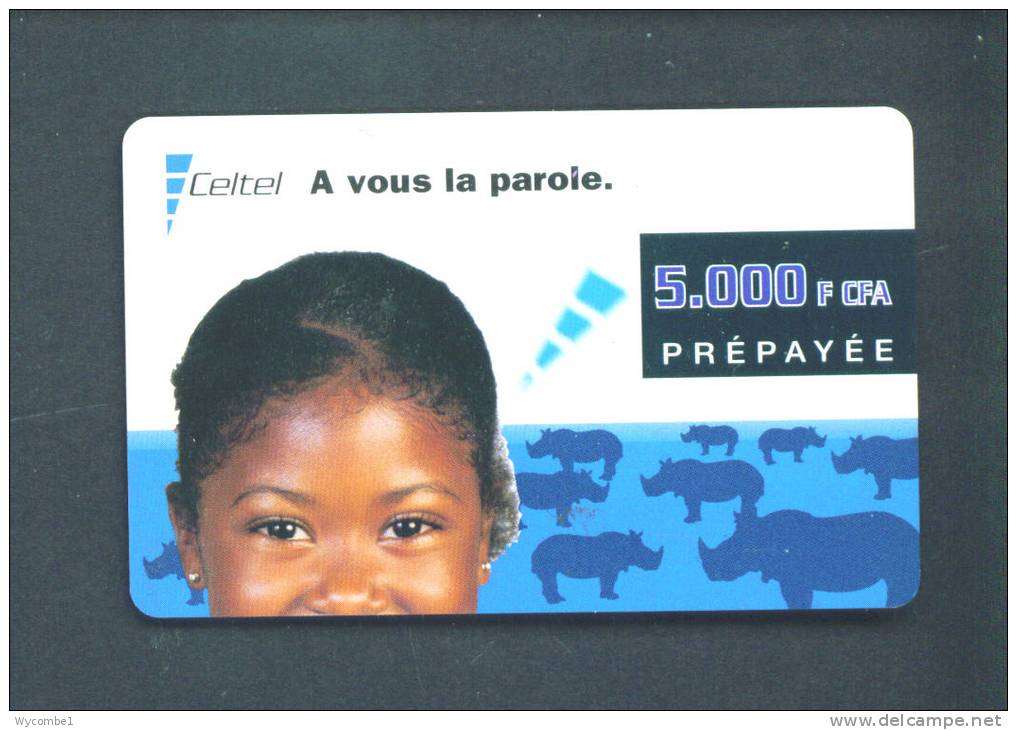 GABON  -  Remote Phonecard As Scan - Gabon