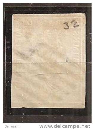 Switzerland1854: Michel16used (the Spot On Back Does Not Appear To Be Due To Thin But The Cancellation) - Used Stamps