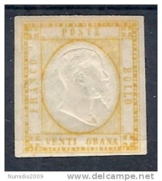 1861 EMISSIONI PER LE PROVINCE NAPOLITANE 20 G MH * - RR9547 - Mint/hinged