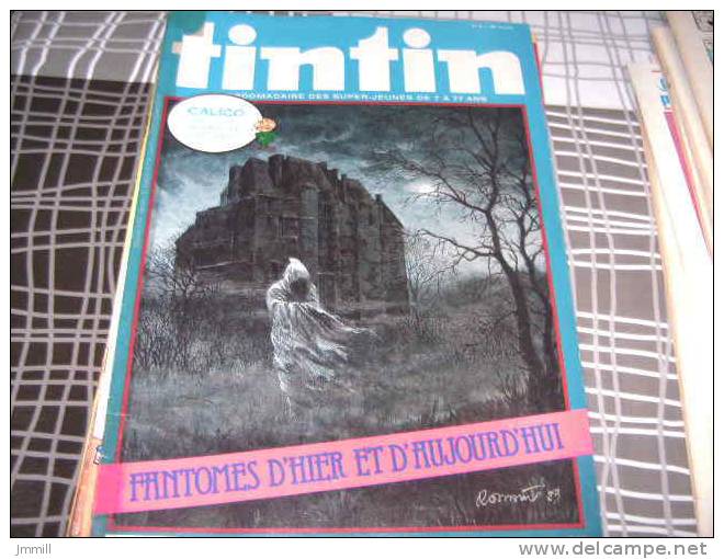 Tintin Belge Couverture Rosinski : 38 ème Année N° 8 Hors Thorgal Fantome D'hier Et D'aujourd'hui - Tintin