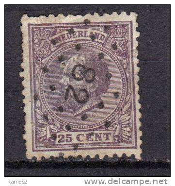 A  -841  Pays-Bas > 1852-1890 (Guillaume III) > Oblitérés-  N ° 26- - Used Stamps