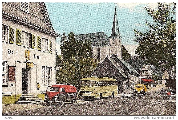 Burbach Krs. Siegen Luftkurort Postamt Freibad Müttergenesungsheim 1969 - Siegen