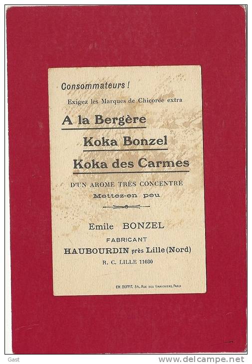 59  HAUBOURDIN   Jeanne  D Arc    A LA BERGERE KOKA BONZEL  KOKA DES CARMES  EMILE  BONZEL  FABRICANT - Haubourdin