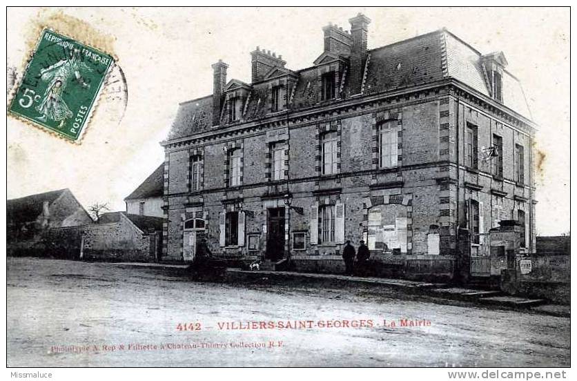 77 SEINE ET MARNE VILLIERS SAINT GEORGES LA MAIRIE - Villiers Saint Georges