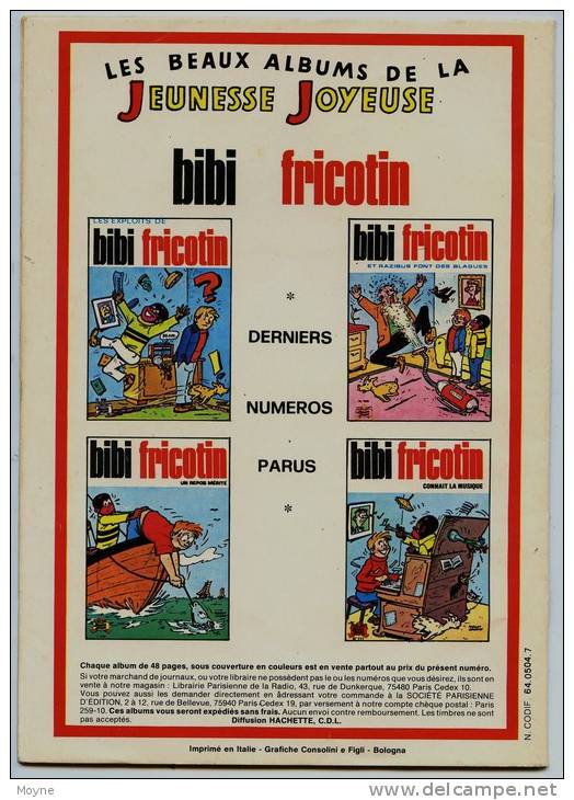 BIBI FRICOTIN - ET LE CHANVRE BERRICHON-  N° 112   Edit. Originale - Copyright 1980  - Dépot Légal 3éme Trimestre 1980 - Bibi Fricotin