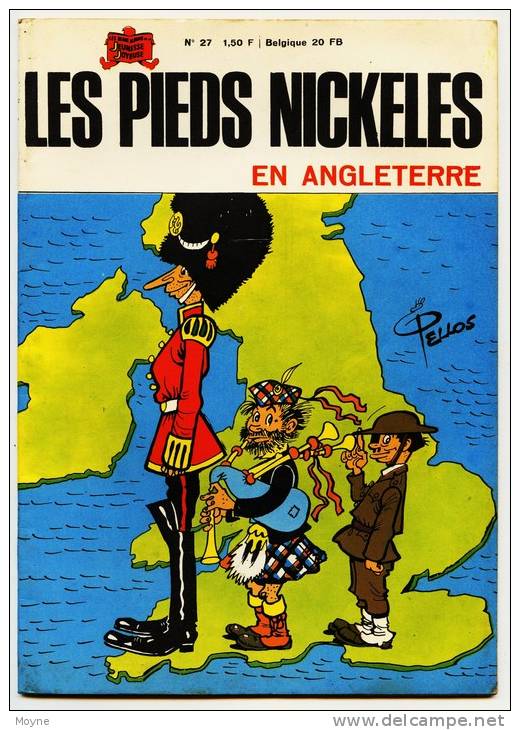 LES PIEDS NICKELES EN ANGLETERRE .  -  PAR PELLOS - N° 27   1 Er  Trimestre 1969 - Pieds Nickelés, Les