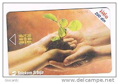 SERBIA - TELEKOM SRBIJA (CHIP) - 2004 WORLD DAY OF ENVIRONMENTAL PROTECTION    -  USED °  -  RIF. 3015 - Autres - Europe