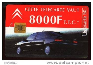 Télécarte 50u Utilisée Luxe     Citroën Xantia      F537   Du 12/ 1994 - 600 Agences
