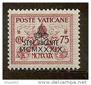 Vaticano Vatican Vaticaan - 1929 - Unif. N. 7  Yvt N. 32/* - Unused Stamps