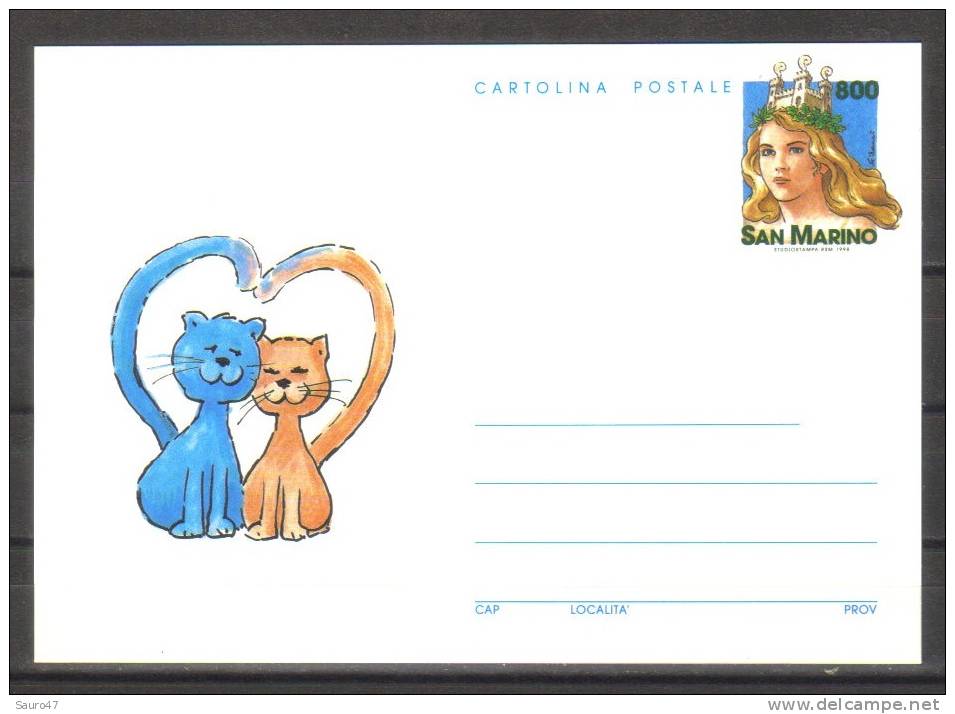 K040 San Marino 1998 - C. P. Augurali, Mici  -  Nuovo - Entiers Postaux