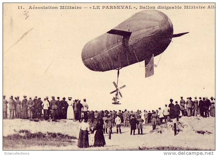 Aerostation .. Dirigeables ... Zeppelins... Le Perceval - Airships