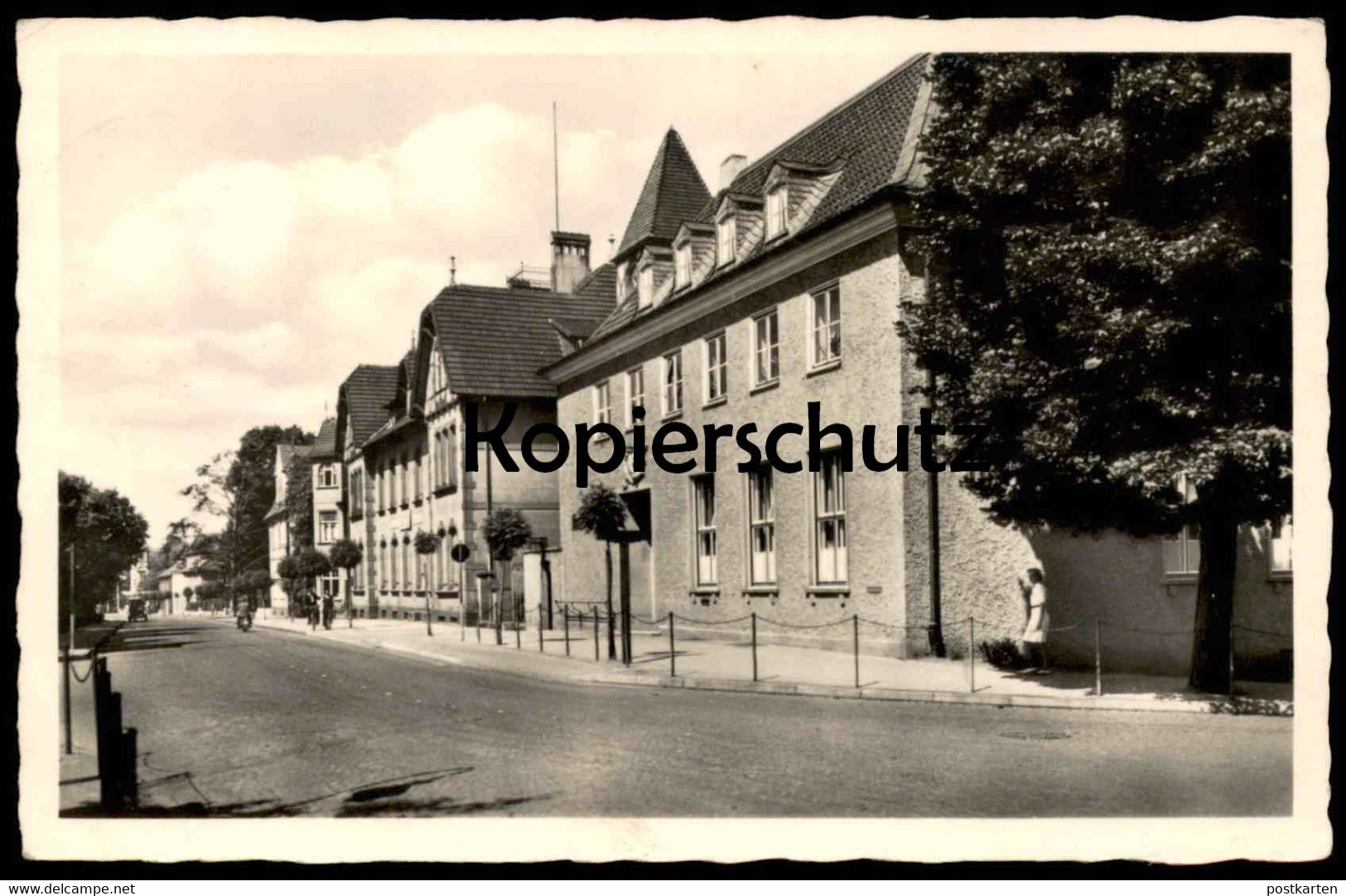 ALTE POSTKARTE LÜBBECKE OSNABRÜCKER STRASSE Ansichtskarte AK Cpa Postcard - Lübbecke