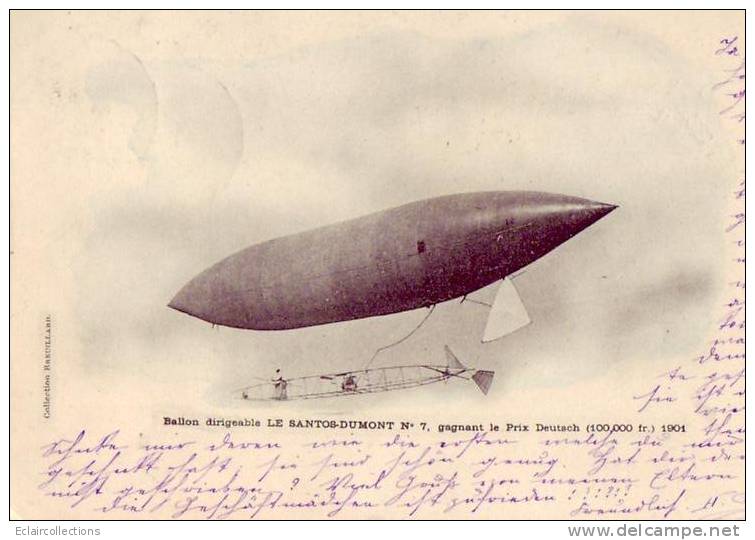 Aviation..Aérostation..D Irigeables..Zeppelins..Mo Ntgolfières..Prix  Henri Deutsch....Santos Dumont - Zeppeline