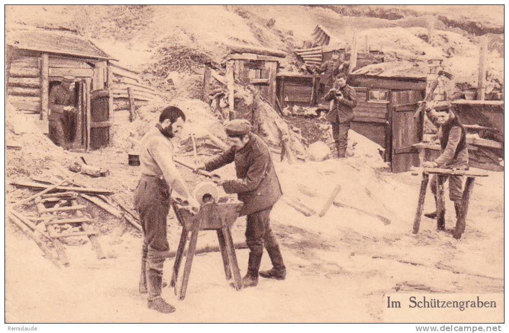 ALLEMAGNE - 1915 - CARTE POSTALE MILITAIRE (FELDPOST) Du 29° RI STATIONNE EN FRANCE - Guerre Mondiale (Première)