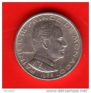 **** MONACO - 1/2 FRANC 1968 - DEMI FRANC 1968 - RAINIER III **** EN ACHAT IMMEDIAT !!! - 1960-2001 Neue Francs