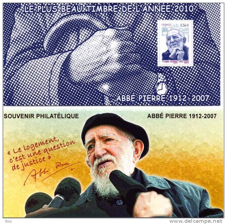 BLOC SOUVENIR  ABBE PIERRE - Blocs Souvenir