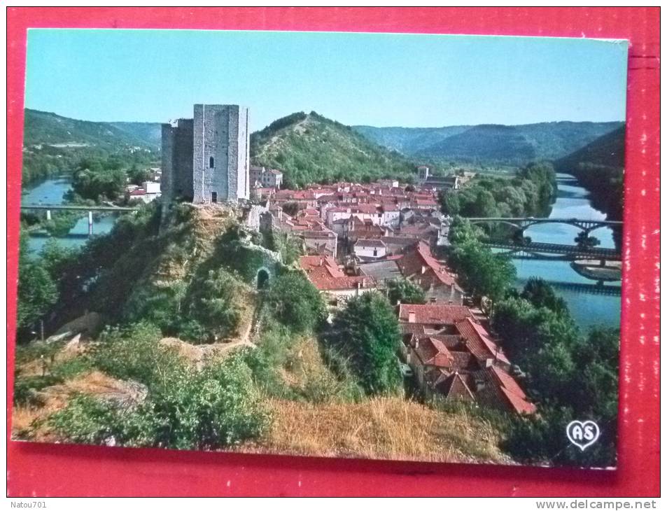 V7-46-lot-luzech-vue Panoramique Et La Tour-XII° S - Luzech